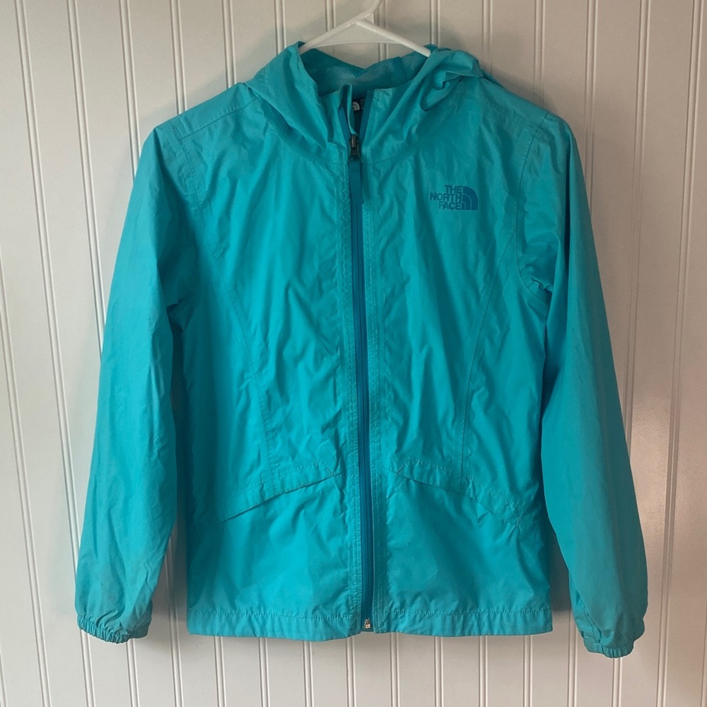 The North Face Kids Teal Raincoat size medium